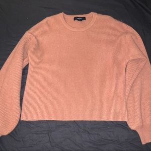 Forever 21 Mauve Pink Sweater w/ Balloon Sleeves